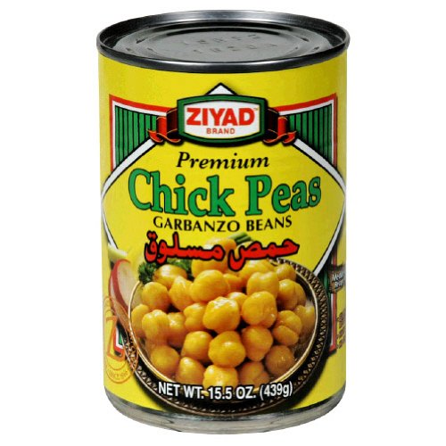 ZiyadBeans Chick Peas (Hummous Haab), 15.5000-ounces (Pack of6)