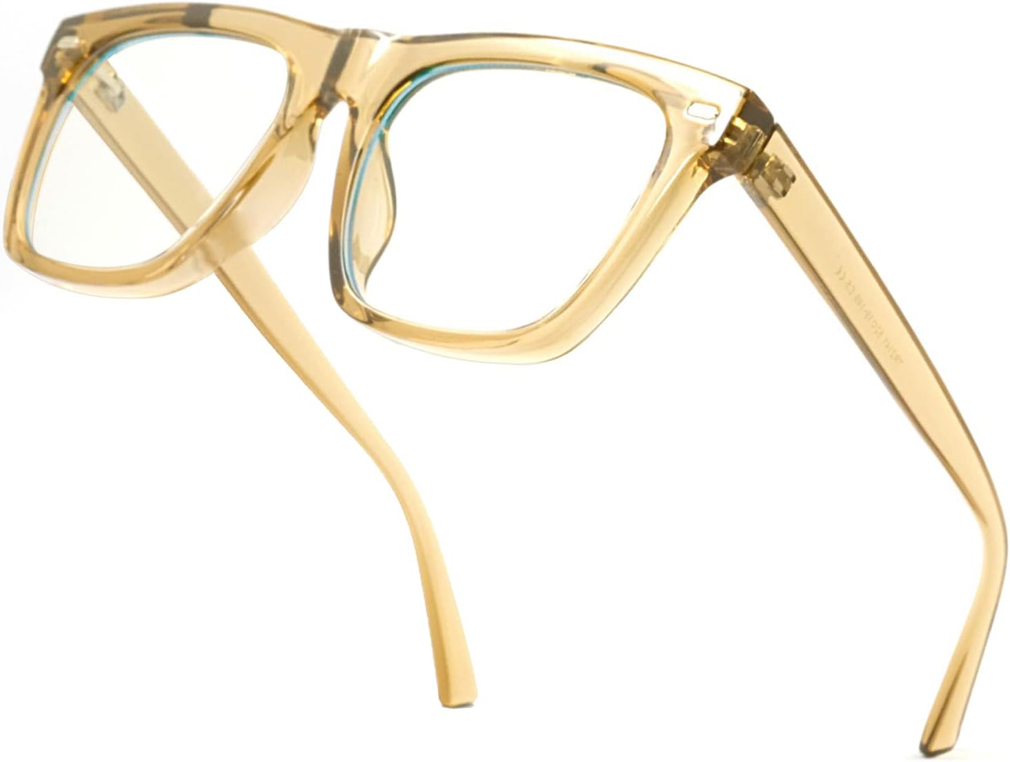 VISOONE Square Full Rim Blue Light Blocking Glasses Large Fashion Computer Multi Colors Eyeglass Frame Women Men ALBA