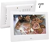 Cornice digitale 7 Pollici foto video HD con telecomando calendario sveglia USB