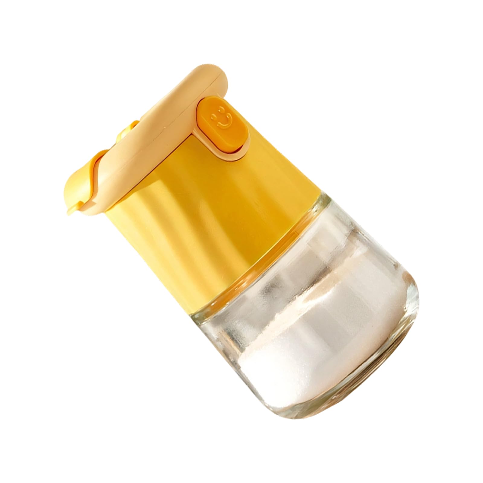 ZEPFJHE Practical Glass Condiment Dispenser with Ergonomic Designs Condiment Bottle for Measuring and Storage Accuracy Salt Bottle