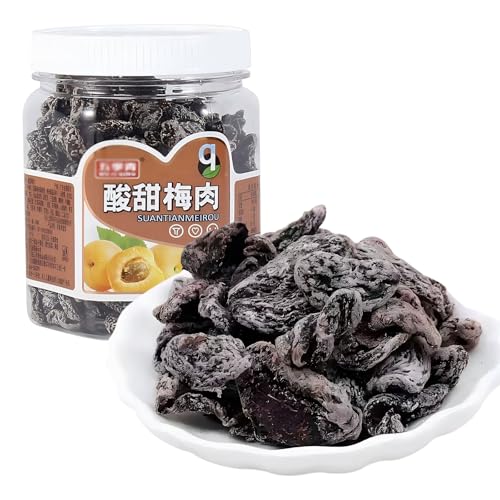 SXETBEAN Dried Plums, 7oz/200g Sour and Sweet Dried Plum, Seedless Preserved Plum (Seedless Dried Plum) - image 1