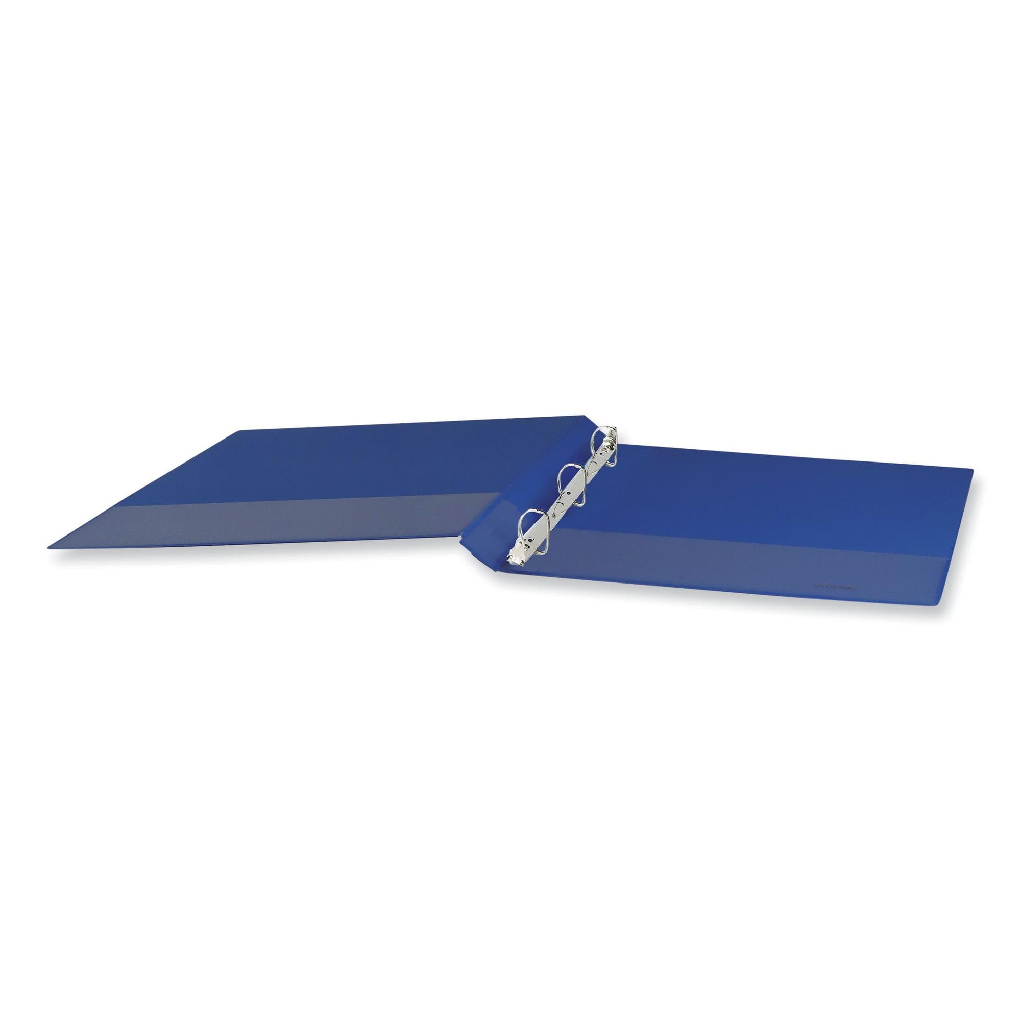 Universal Raccoglitore inclinato con anello a D, 3 anelli, capacità 1,3 cm, 11 x 8,5, blu navy