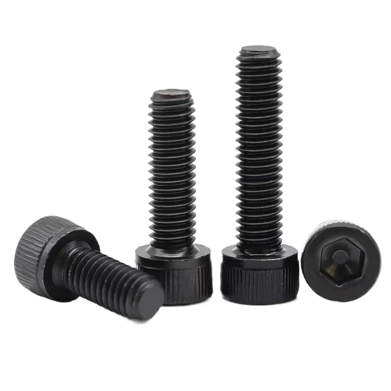Tornillos cilíndricos negros de rosca fina 12,9 M14 – M24 (M24 x 1,5 x 130