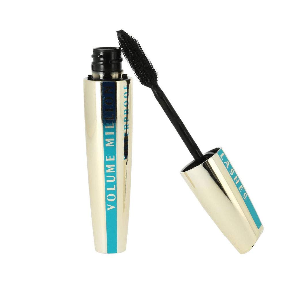 L'Oréal Waterproof Máscara de Pestañas para Volumen, Tono: Negro - 9 ml