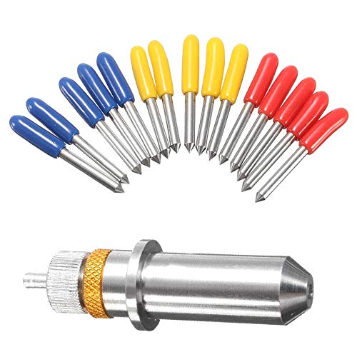 15 unidsset de aleación de aluminio de corte plotter titular con 304560 grados cuchilla cortador para cortador de vinilo Roland disponible en Yaxa Mexico