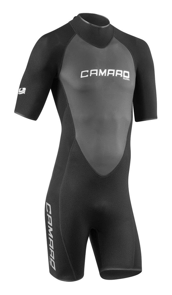 CAMARO Combinaison de surf courte en néoprène Flex Skin super stretch pour homme jusqu'à 6XL