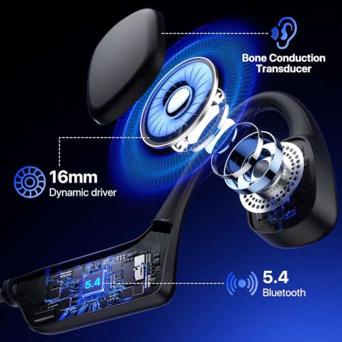 Bone Conduction Open-Ear Wireless Headset
