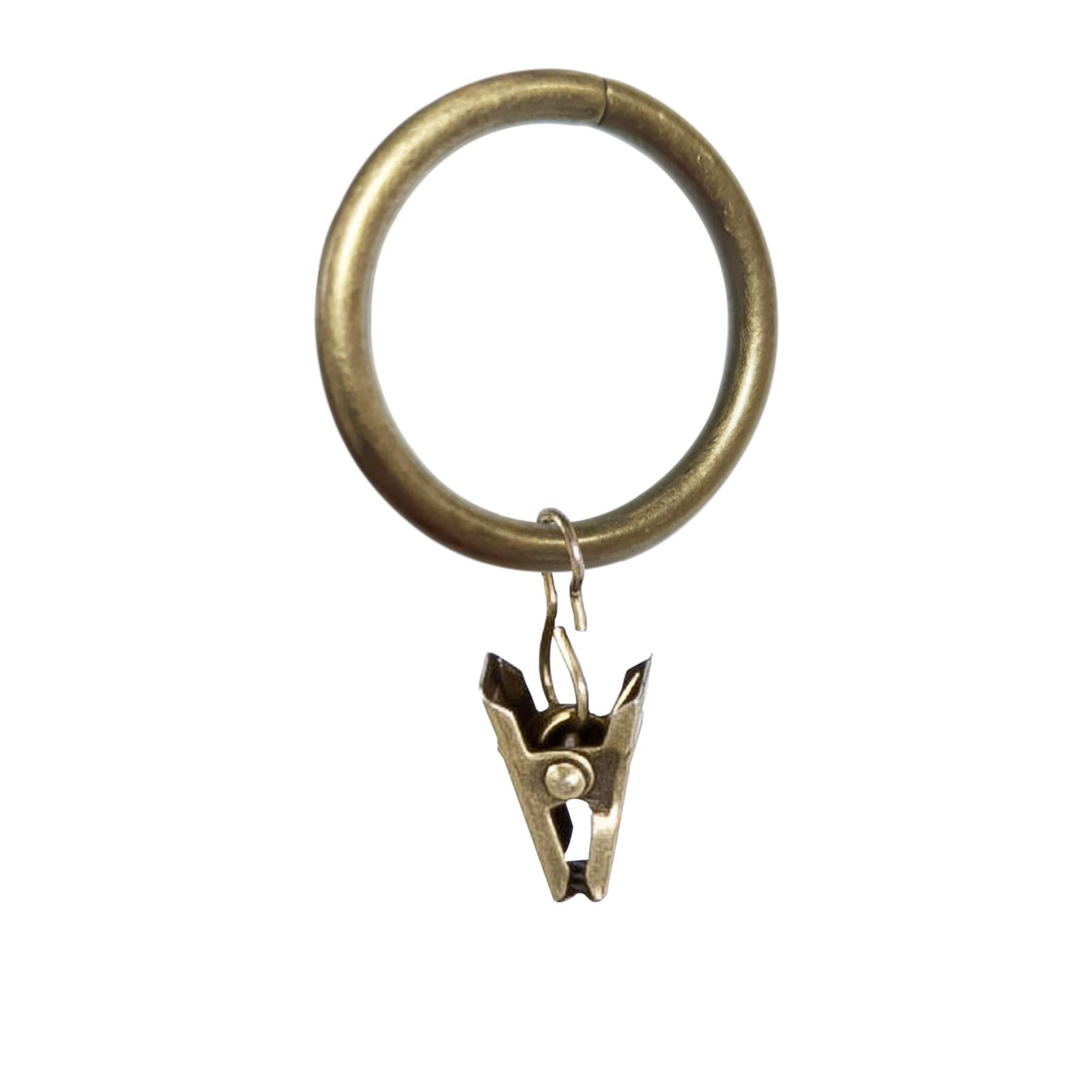 Anello per tenda con gancio 20mm Organic in acciaio bianco chiaro, 10 pz INSPIRE | Leroy Merlin