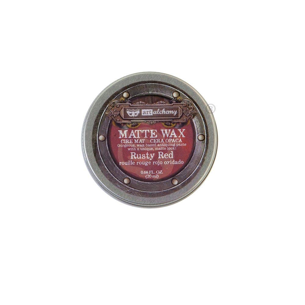 PRIMA MARKETING INC ART MATTE WAX PASTE RUSTY RED