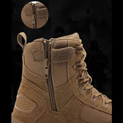 Men's Tactical Army Boots, Desert Combat Boots, Lightweight Combat Boots, Army Jungle Boots, Outdoor Men's Tactical Military Combat Ankle Boots, Desert Combat Outdoor Boots2