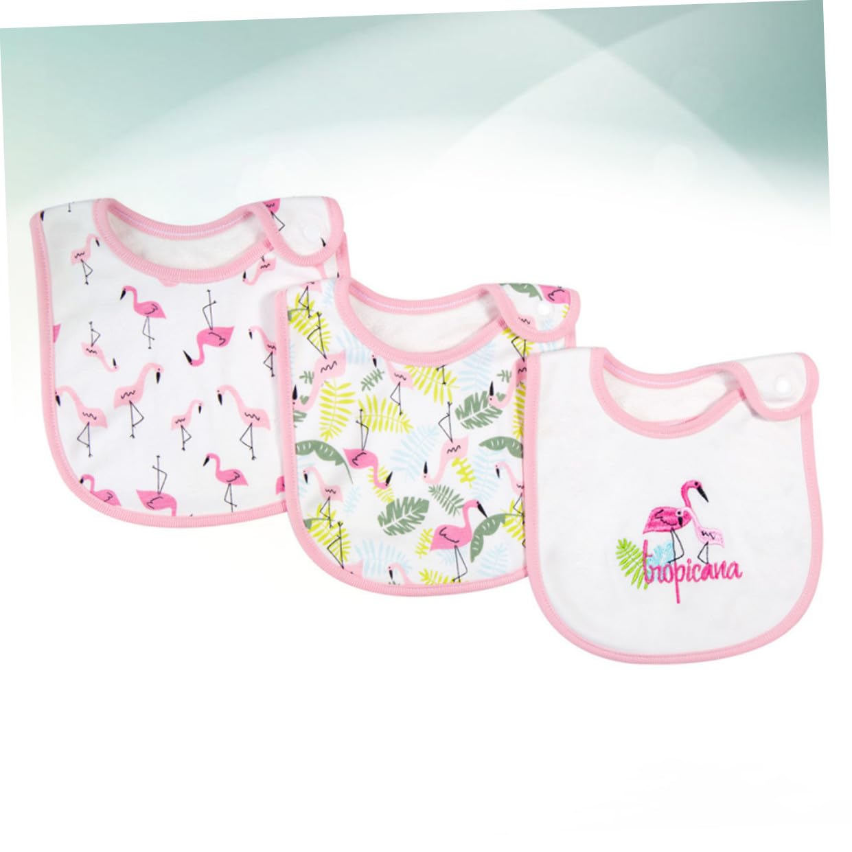Kisangel Bavoir Garçon Fille Coton Imprimé Bavoir Étanche Lavable Pour Nourrissage Bave Accessoire Pour Garçon Fille
