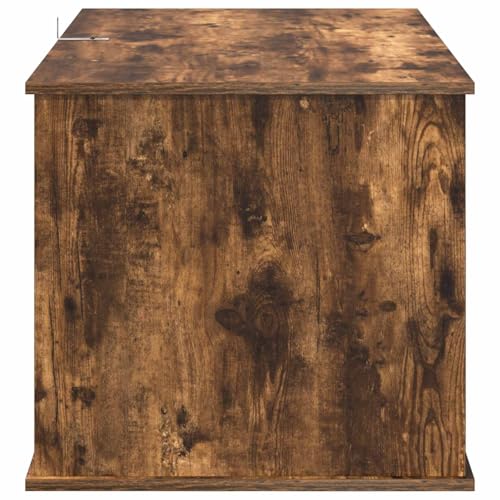 Niche rectangulaire moderne pour chat en chêne fumé 85cm - 8