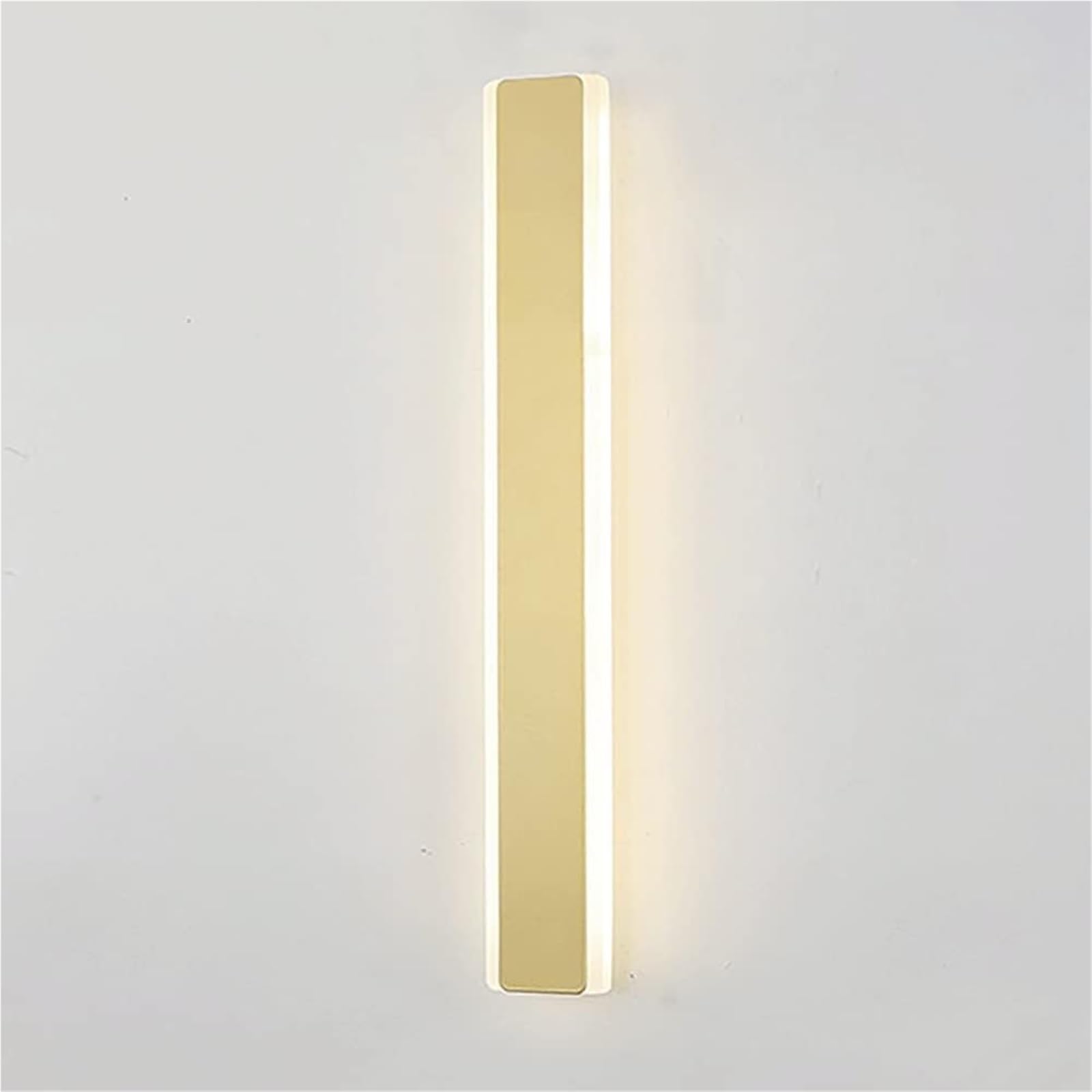 HCZKIUJY Wall Lamps & Sconces Dimmable LED Long Wall Light with Metal e and White Acrylic Lampshade, 360° Adjustable Minimalist Bedside Sconce Lighting Lamps(60CM)