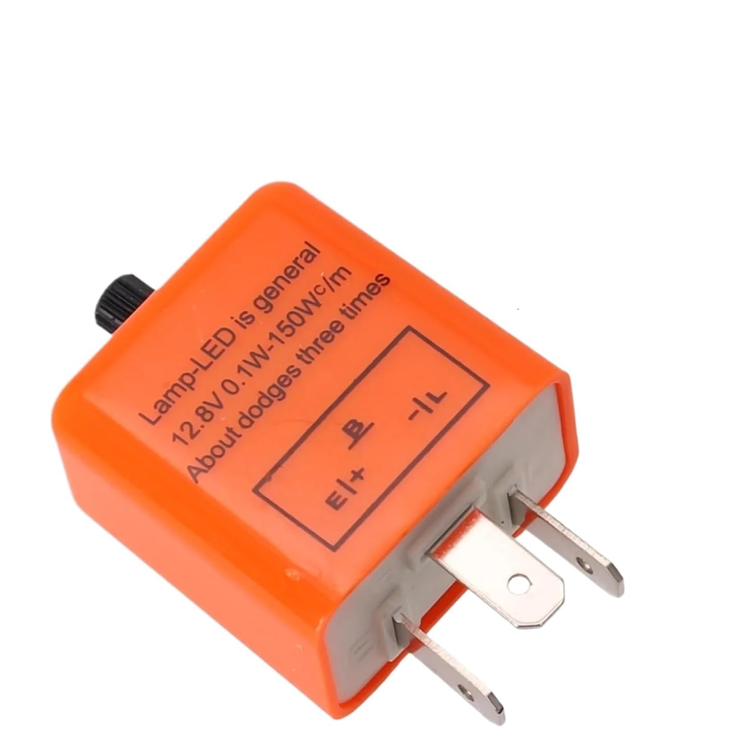 3pin Motorcycle LED Flasher Relay Adjustable Frequency Square Flashing Flasher Motorcycle Led Lights Turn Signal Indicator 12V