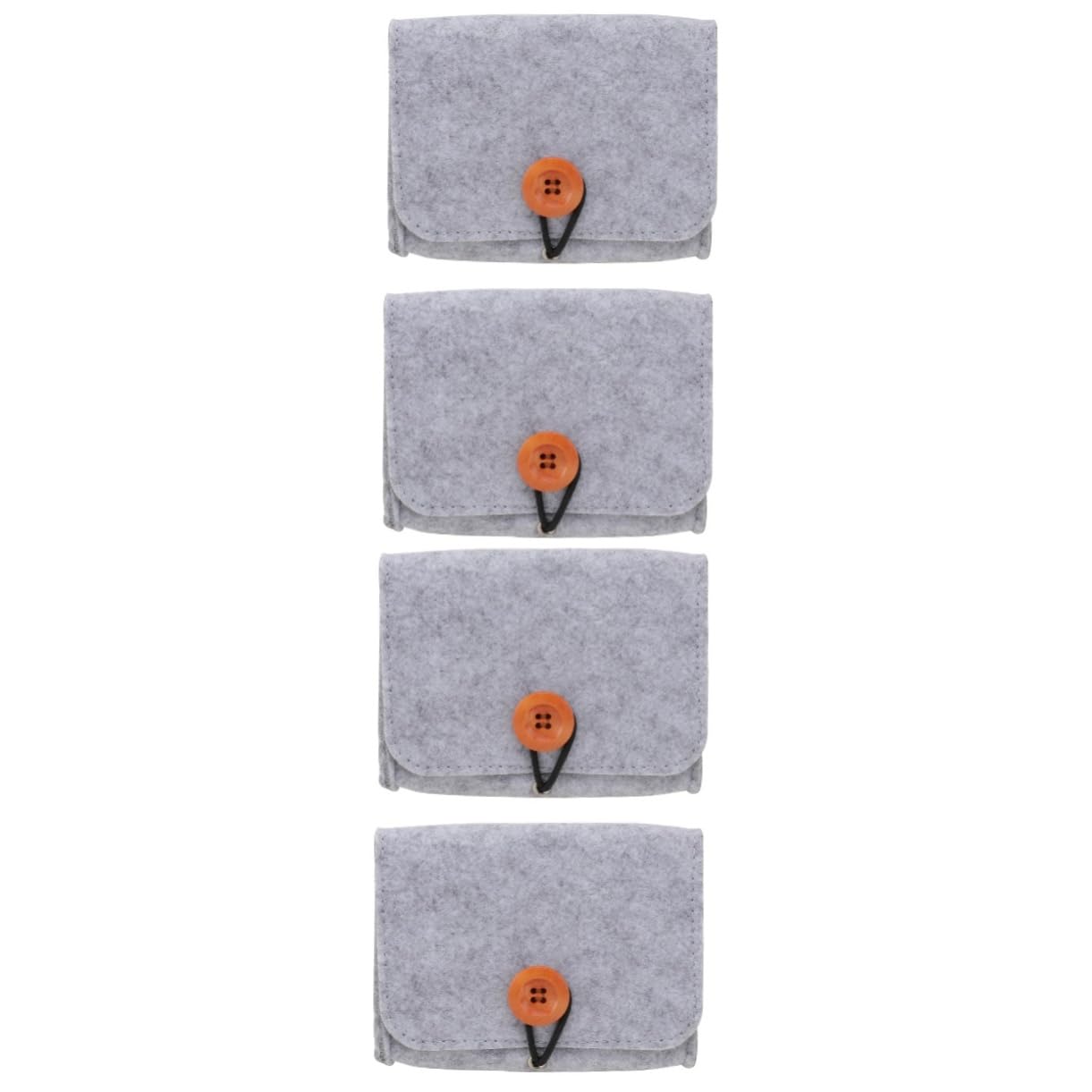 PLAFOPE 2sets Aufbewahrungs-Organizer Multifunktions-Reisetasche Vliesstoff Filztasche Für Flaschen Go 2pcs*2