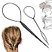 Produktbild Hair Styling Topsy Tail Kit Hair Geflochtenes Pferdeschwanz-Werkzeug - Hair Braid Accessories Pferdeschwanz-Hersteller, 2-teilig