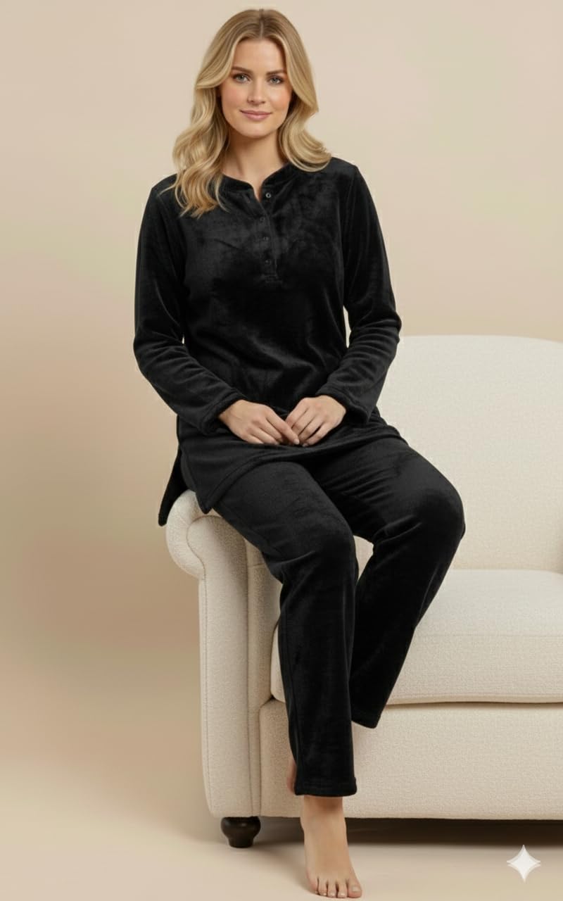 LIME 'N' LEMON Track Suit for Women (IN, Alpha, 2XL, Black) 1