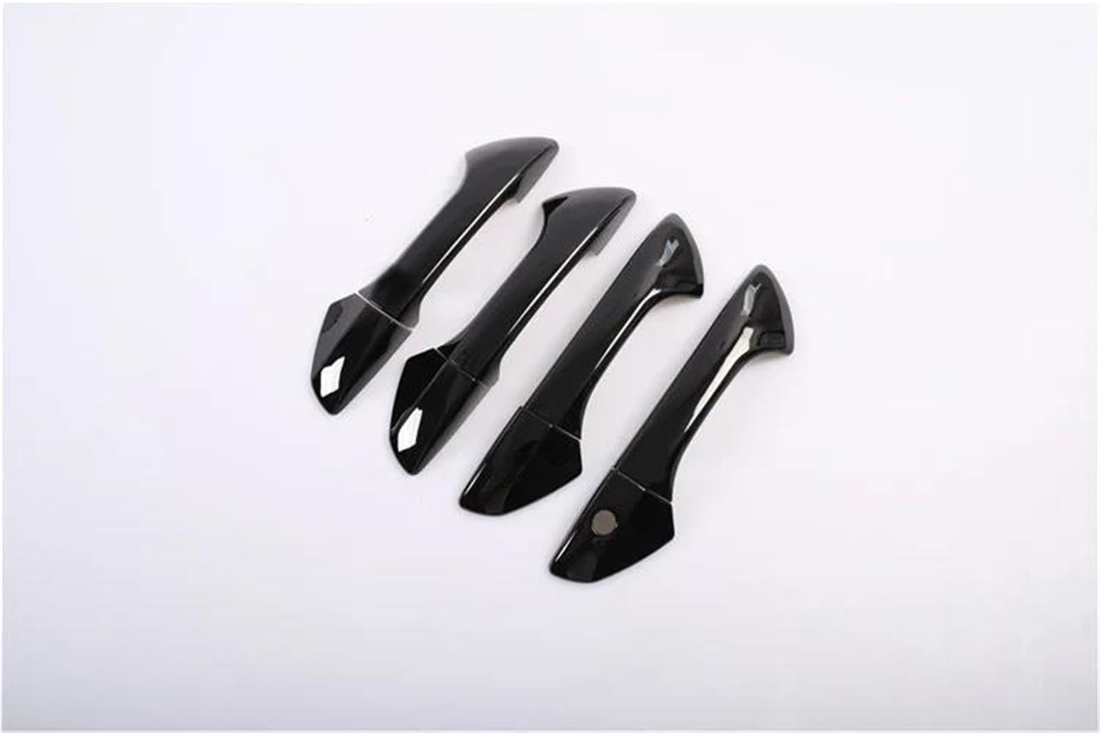 ZAPORA Car Side Door Handle Decor Cover Trim Styling Accessories for Accord 2008 2009 2010 2011 2012 2013(Handle 0 Buttons)