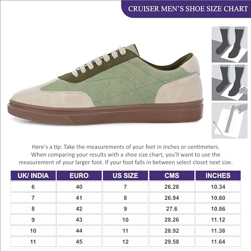 Image of Cruiser Mens 2533 Sneaker for Men | Lightweight & Comfortable | Stylish Lace-Up Casual Footwear with Cushioned Insole | Perfect for Versatile Outfits (2533)