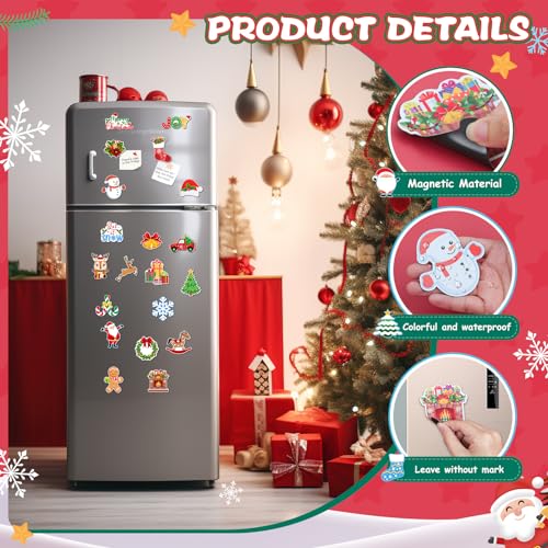 20 Imán Decorativo de Navidad para Refrigerador miniatura 4