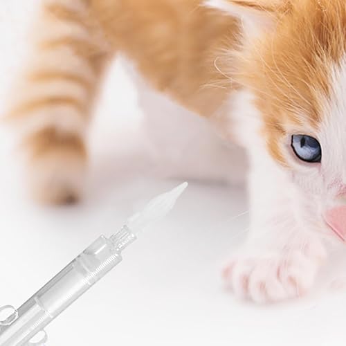 Miniatura 5 de Mikikit 20 pezones duraderos para gatitos y cachorros, para una fácil alimentación, para gatitos y cachorros recién nacidos, diseño portátil ligero