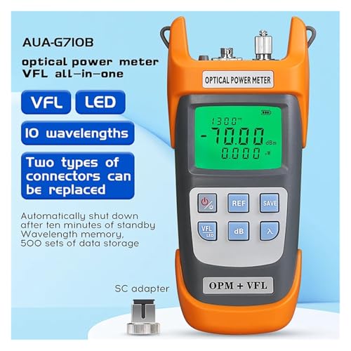 OPM AUA-G710B compteur puissance optique multimode monomode 50mW VFL