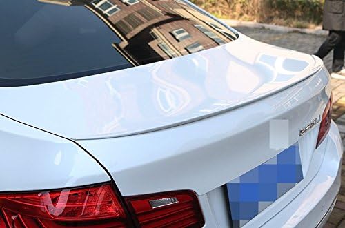 New Rear Painted Spoiler for BMW 5 Series F10 F18 Sedan 2009-2016 BMW 5 Series F10 F18 2009-2013 520i 523i 528i 530i 535i 550i (White)