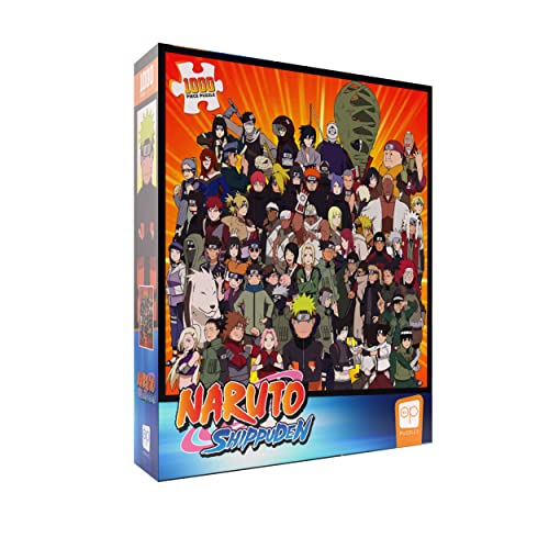 USAOPOLY Naruto “Never Forget Your Friends” 1000 Piece Jigsaw Puzzle | Collectible Puzzle Featuring Artwork of Naruto Uzumaki & Characters from The Anime Show | Officially-Licensed Naruto Merchandise