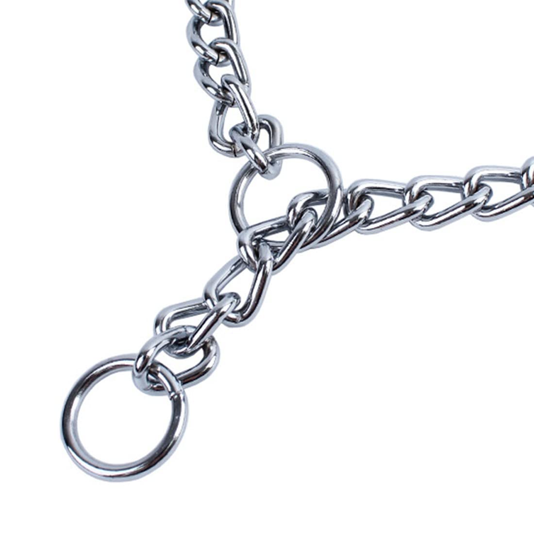 Collare A Strozzo In Metallo Per Cani - Girocollo In Rame Con Catena A Serpente 4mm X 50cm - Foto 10