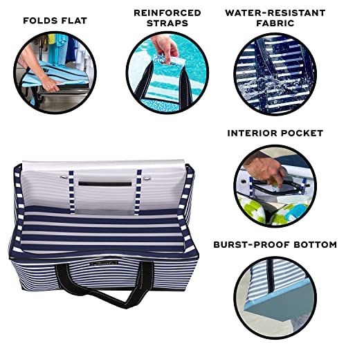 SCOUT 3 Boys Zip Tote X-Large - Durable Lightweight Bag for Beach, Pool, Family Travel, Storage - Water-Resistant, Zips Shut2