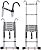 Telesladder Ladders Aluminumcopiladder Aluminumextension Ladder with Hook Pulley and Lengthen Stabiliser Bar - for Indoors and Outdoors - Suggests 150 Kg (Color : 1M/10.1