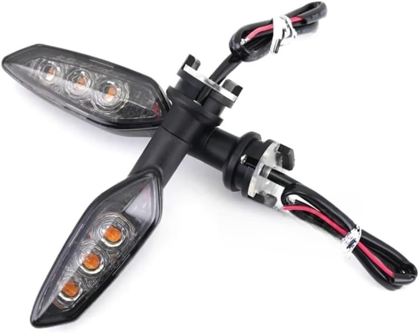 Generic Mini uniwersalne wskaźniki Dla Niken 2018-2023 Lampa kierunkowskazów motocyklowych LED (przezroczysta, 4 szt.)