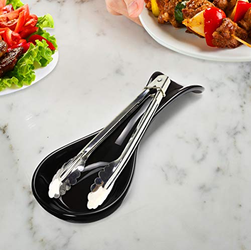 image for Meigui Ceramic Spoon Rests for Kitchen, Spoon Rest for Stove Top Count