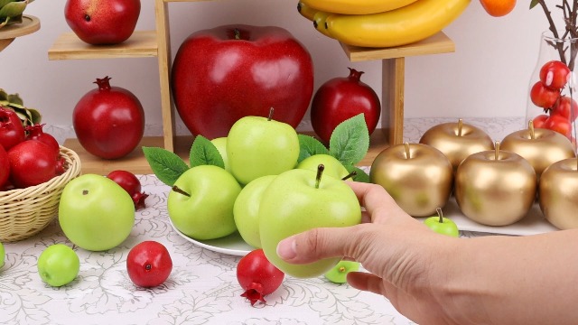Amazon.com: Gresorth 6pcs High Grade 7cm Size Fake Green Apple