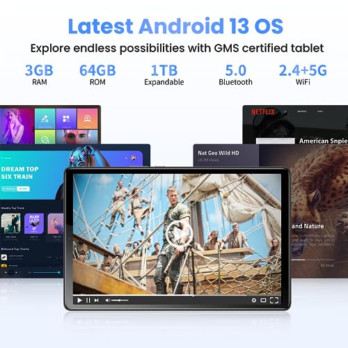 Topsand タブレット Wi-Fiモデル 2.0GHz 4コア Android 13 タブレット の商品画像 2