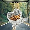 Aazon.co: Talataca English Astiff Sleeping Angel Wing Eorial Dog 2D Flat Car Rear View