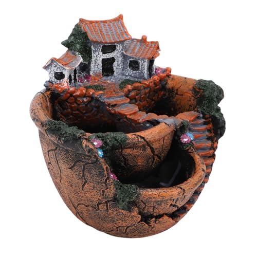 Pot de fleur de jardin féerique pour décorer votre bureau de maison