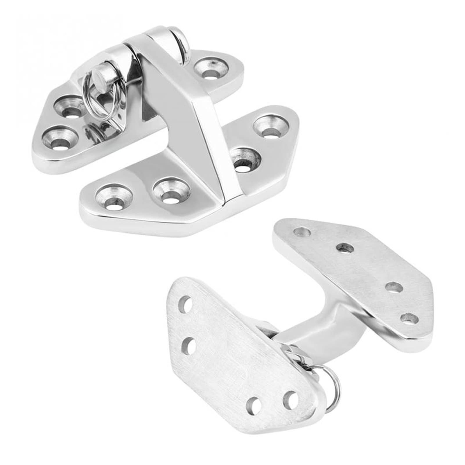 Shundeed One Color 316 Boat Hatch Hinge Stainless Steel Marine Boat Hatch Hinge Diy, Removable Pin Hardware Car Accessories