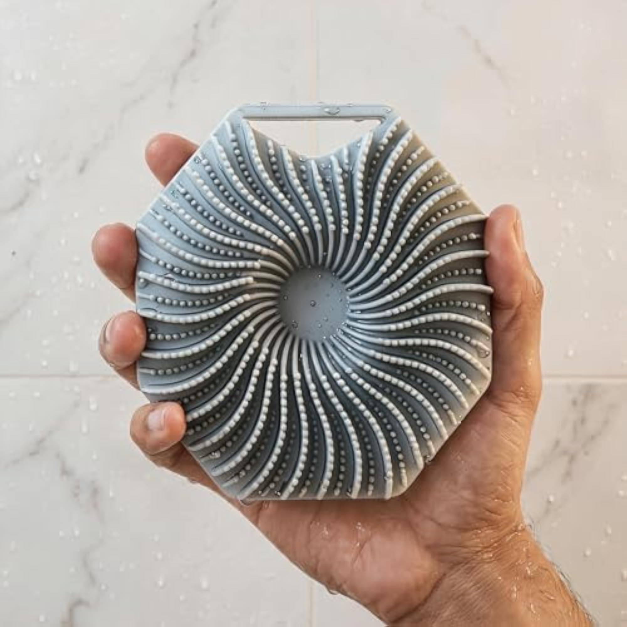 Silicone Body Bath Brush and Beard Brush, Gift Set