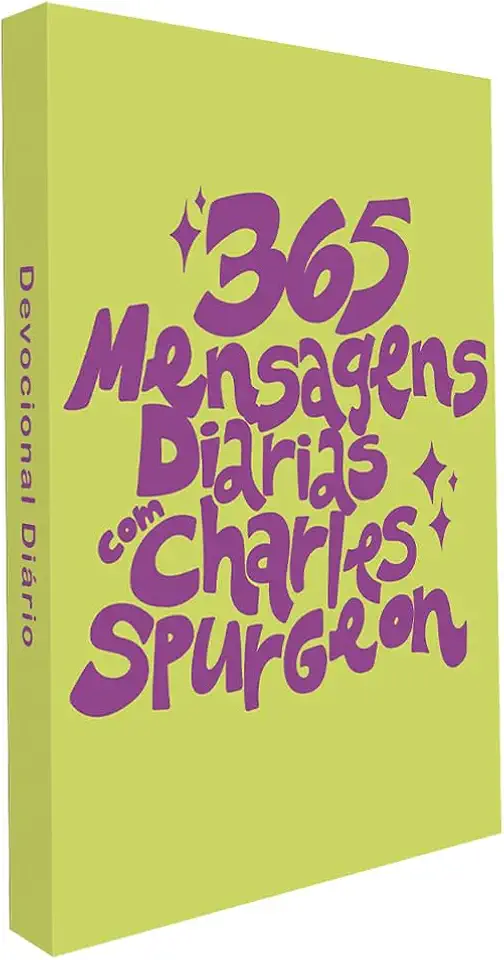 Devocional 365 Mensagens Diárias com Charles Spurgeon | Capa Lettering