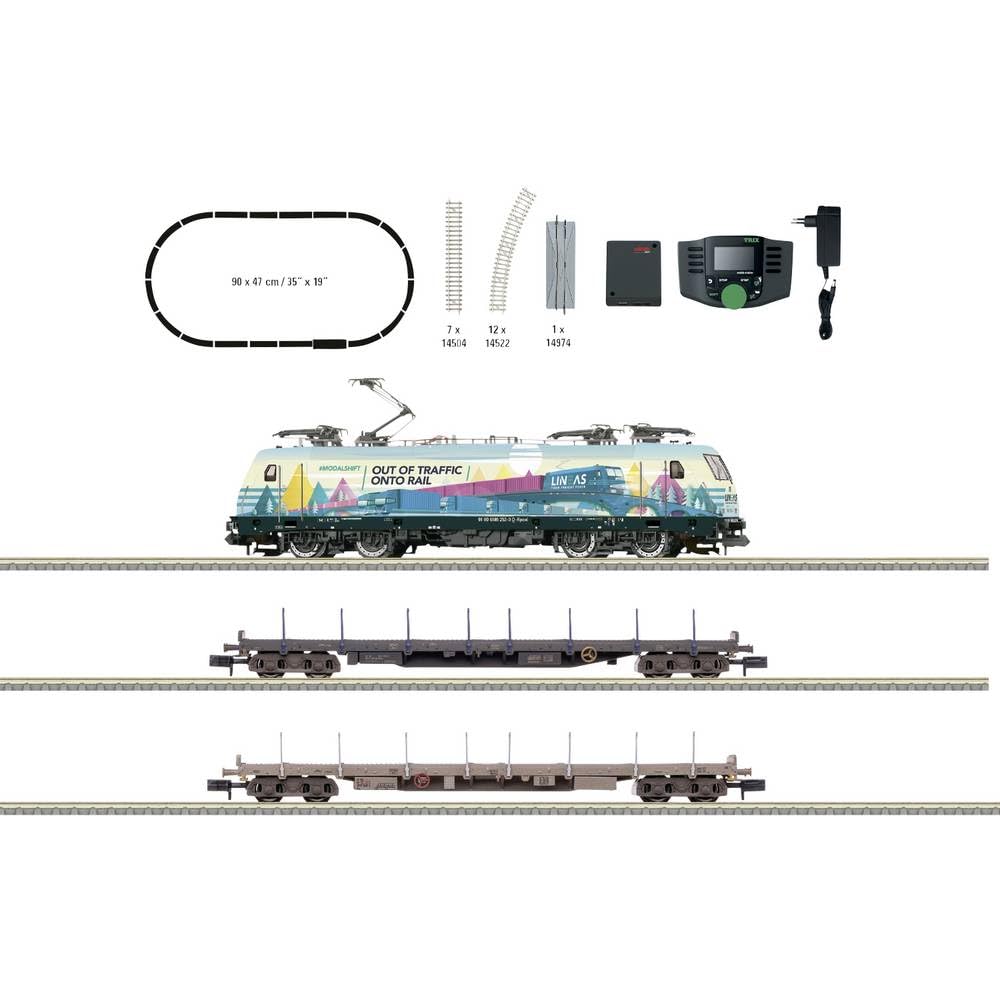 MiniTrix 11165 N Startpackung Güterzug der Railpool AG
