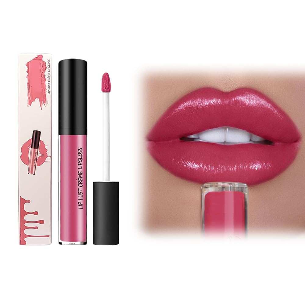 Wegodal 12 Color Cream Lip Gloss, 2025 New Cream Texture Lipstick Non-Stick Lip Gloss, Long Lasting Lipstick Hydrating Lip Tint Natural Non-Fading