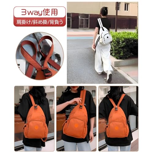 Arklove] 3way ショルダーバッグ 軽量 大容量 ボディバッグ メンズ