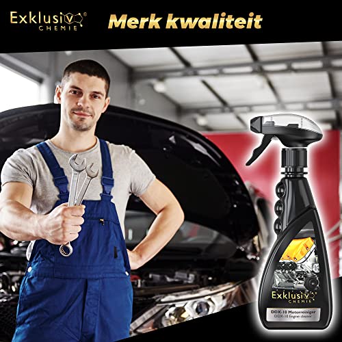 Exklusiv Chemie® Motorreiniger | Lost vuil, olie, hars op | Teerverwijderaar | Motor koudreiniger | Motorreiniger | Onderdelenreiniger | Ontvetter | 500 ml - Image 7