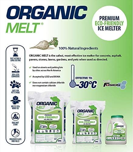 Eco Solutions OM5KGB Organic Melt Premium Granular Ice Melt Is A Eco Friendly And Safe For Pets De-Icing Product. Its A Great Ice Melt Safe thumb #2