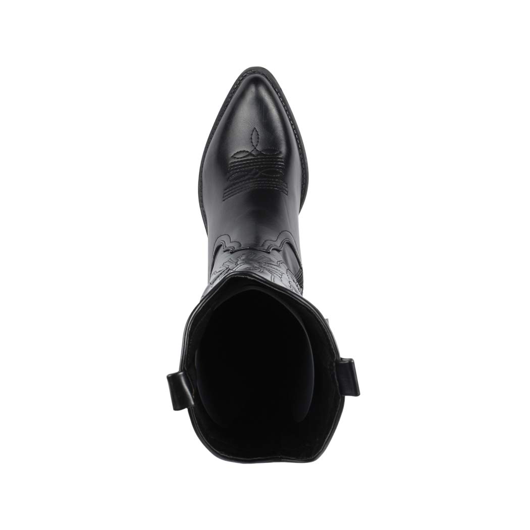 Elara Botas de Vaquero Mujer Chunkyrayan Negro