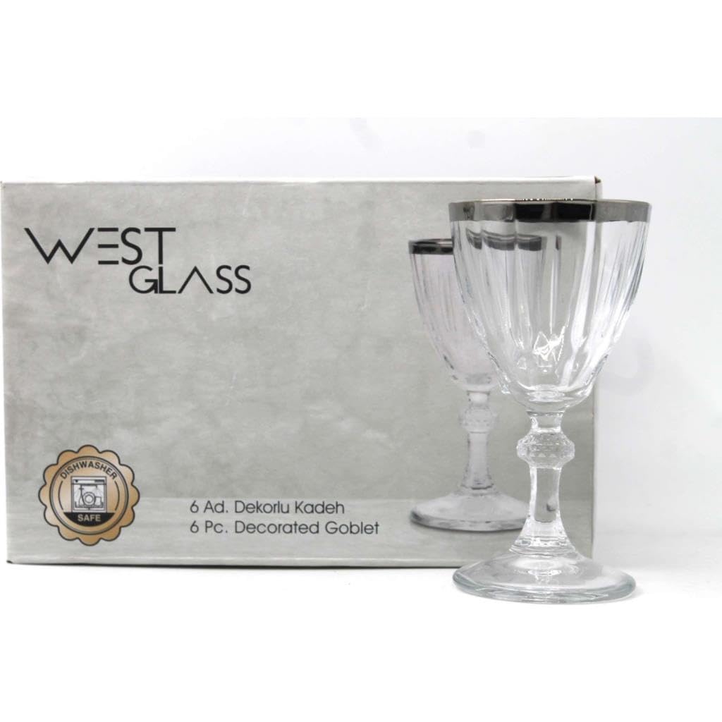 West Glass 6Lı Kahve Yanı Bardağı