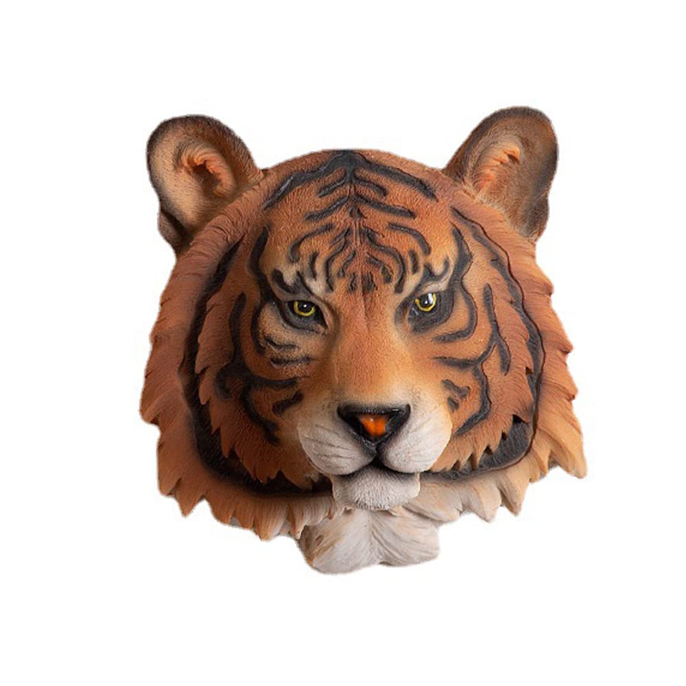 虎 壁掛け オブジェ Amazon.co.jp: ARKEM 虎の頭の壁の装飾、樹脂三次元動物の頭の壁掛け