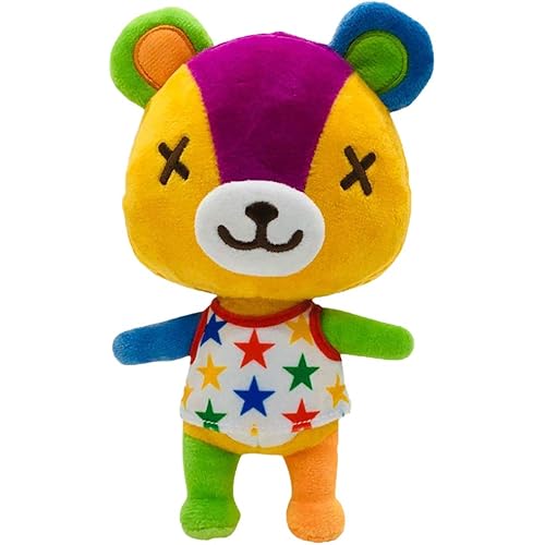 Animal Crossing New Leaf Plush Toy Suitable for Collection, Animal Crossing: New Horizons Stuffed Doll Toy for Boy Girl Christmas Halloween Birthday Gift, 8“ (Stitches)