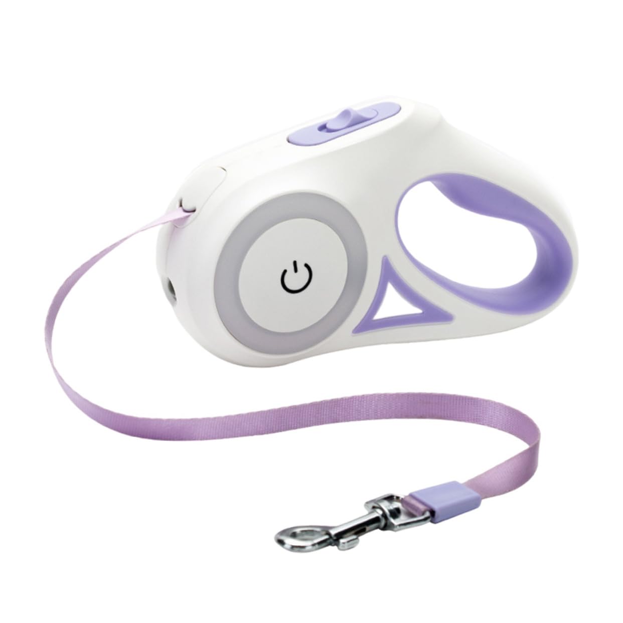 Laisse rétractable pour animaux de compagnie BESPORTBLE cordon violet en ABS